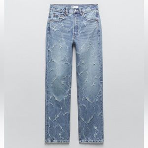 Worn Once- Zara denim jeans-limited edition